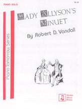 Lady Allysons Minuet piano sheet music cover Thumbnail